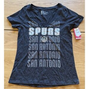 Women's‎ San Antonio Spurs TeeDark Gray Size Large  - New